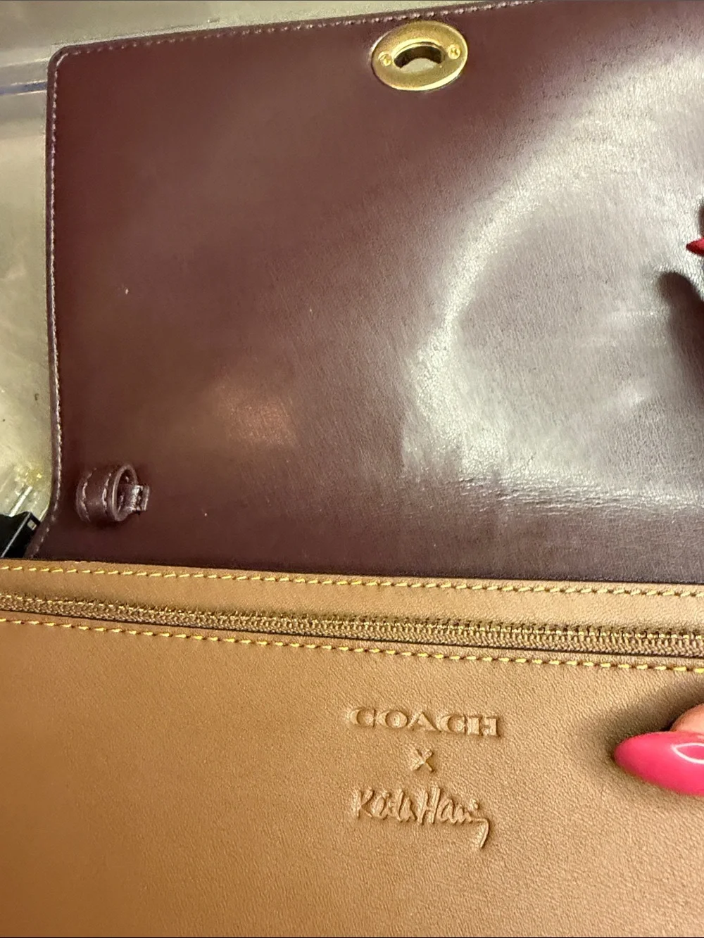 Coach Keith Haring Signature Crossbody with Patch Accents with Coach dust bag